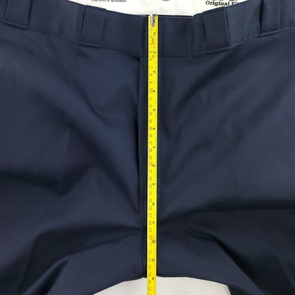 Dickies 874 Work Pants Flex Original Fit Navy Blue Men's 46x32 NWT - Picture 3 of 11